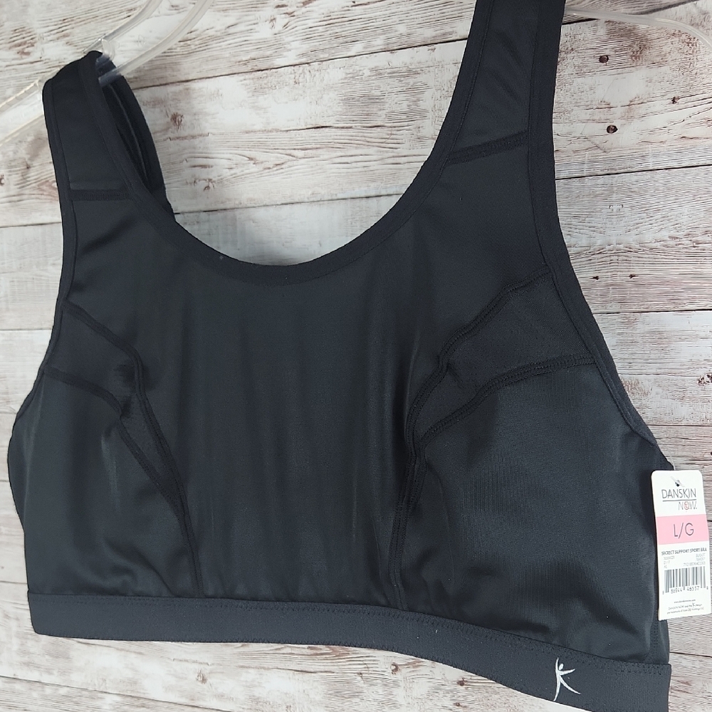 Danskin Classic Black Sports Bra - Picture 3 of 6